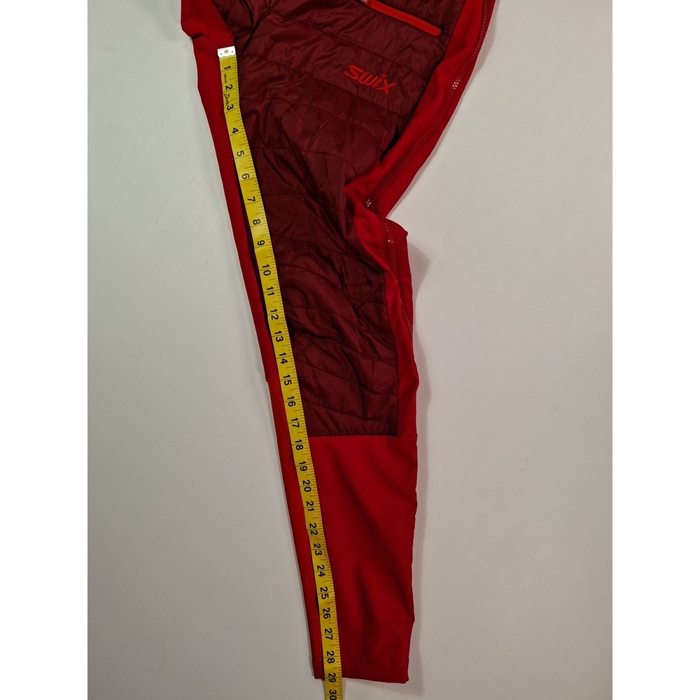 Swix Womens Swix Women's Horizon Insulated Ski Pants Red Size Medium Quilted - Picture 7 of 15